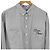 Dior Camicia Oxford in cotone a righe grigia per uomo Marrone - vista 5