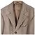 Brunello Cucinelli Men's Alpaca Wool Single Coat Ivory White - view 5