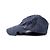 Day Balenciaga Blauer, bestickter, abgenutzter Denim-Baseball-Cap - Ansicht 3
