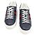Gucci Sneakers Ace da uomo in tela GG Supreme nero marino con WEB