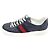Gucci Sneakers Ace da uomo in tela GG Supreme nero marino con WEB - vista 4
