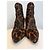 Botas de tornozelo de pelo de bezerro com estampa de onça Saint Laurent Estampa de leopardo - vista 3