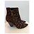 Botas de tornozelo de pelo de bezerro com estampa de onça Saint Laurent Estampa de leopardo - vista 4