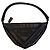 Borsa a spalla in pelle nera triangolo Prada Nero