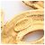 Timeless Spilla placcata in oro Chanel Coco Mark D'oro - vista 3