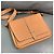 Sac à main Hermès Love Hermes Steve petit cuir marron doré - vue 2