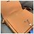 Sac à main Hermès Love Hermes Steve petit cuir marron doré - vue 6