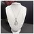 Boucheron Platin Diamant Halskette Wassertropfen Form 2.07 ct Silber - Ansicht 4