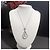 Boucheron Platin Diamant Halskette Wassertropfen Form 2.07 ct Silber - Ansicht 5