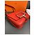 Borsa Hermès Della Love in pelle Epsom rosso pesca - vista 3