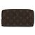 Louis Vuitton Monogram Zippy Lang Wallet Braun