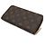 Louis Vuitton Monogram Zippy Lang Wallet Braun - Ansicht 3
