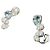 Orecchini Chaumet Josephine Ronde d'Aigrettes in oro bianco e diamanti