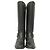 Timeless Schwarze Leder-Reitstiefel Chanel CC Chain - Ansicht 2