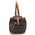Louis Vuitton Montsouris Mini Backpack in Brown Coated Canvas Red