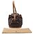 Louis Vuitton Montsouris Mini Backpack in Brown Coated Canvas Red - view 5
