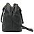 Bolsa tote Prada Vitello Daino em couro preto - vista 2