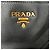 Bolsa tote Prada Vitello Daino em couro preto - vista 6