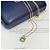 Collana Harry Winston Tsavorite Verde in Oro Rosa 18K D'oro - vista 3