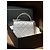 Chanel 23P Kelly Small Handtasche Lammleder Silber - Ansicht 2