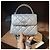 Chanel 23P Kelly Small Handtasche Lammleder Silber - Ansicht 4