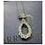 Collana Harry Winston Diamond Loop Medium Single-Ring in diamante Argento - vista 7