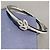 Bracciale Harry Winston Lily Cluster Diamanti Platino Taglia S Argento - vista 3