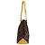 Borsa Tote Cabas Piano Monogram Louis Vuitton Marrone - vista 5