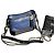 Zaino Chanel piccolo blu in pelle con tracolla a catena