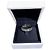 Anello De Beers in oro bianco con madreperla e diamanti Argento