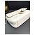 Chanel Chip Runde Tasche Weiß Litchi-Holzleder - Ansicht 3