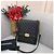 Borsa a tracolla Chanel Leboy Verticale nera e oro in pelle litchi Nero - vista 5