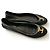 Ballerine Oxford con Zip Louis Vuitton Nero - vista 2