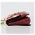 Borsa a spalla in pelle Valentino rossa oro Auth bs34661A Rosso D'oro - vista 4