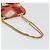 Borsa a spalla in pelle Valentino rossa oro Auth bs34661A Rosso D'oro - vista 7