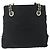 Tote PRADA Kettentasche Nylon Schwarz Silber Auth bs34649 - Ansicht 2