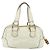 Borsa Boston in pelle Gucci Bamboo bianca e oro 154376 Auth ep14116 Bianco D'oro - vista 2