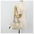 Borsa Boston in pelle Gucci Bamboo bianca e oro 154376 Auth ep14116 Bianco D'oro - vista 22