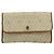 Borsa a spalla in tela a nido d'ape Christian Dior beige oro Auth 168850 - vista 13
