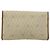 Borsa a spalla in tela a nido d'ape Christian Dior beige oro Auth 168850 - vista 2