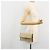 Borsa a spalla in tela a nido d'ape Christian Dior beige oro Auth 168850 - vista 28