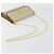 Borsa a spalla in tela a nido d'ape Christian Dior beige oro Auth 168850 - vista 7