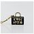 LOUIS VUITTON Portachiavi Speedy Unclusion Nero M65444 Auth BA12314 D'oro - vista 10
