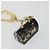 LOUIS VUITTON Portachiavi Speedy Unclusion Nero M65444 Auth BA12314 D'oro - vista 13