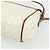 Céline Borsa a Spalla in Tela Macadam CELINE in Pelle PVC Bianco e Oro Auth ep14261 D'oro - vista 15