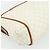 Céline Borsa a Spalla in Tela Macadam CELINE in Pelle PVC Bianco e Oro Auth ep14261 D'oro - vista 16