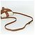 Céline Borsa a Spalla in Tela Macadam CELINE in Pelle PVC Bianco e Oro Auth ep14261 D'oro - vista 7
