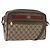 GUCCI GG Supreme Web Sherry Line Tasche aus PVC Beige Gold 001 113 6472 Auth 176195 Golden