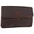 Gucci Borsa a Spalla GG Supreme PVC Marrone Oro 004 49 0195 Auth ep14421 D'oro
