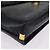 Borsa Christian Dior in pelle di vitello nera e oro Auth 176736 Nero D'oro - vista 9